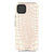 Pixel 4XL Satin (Semi-Matte) Pale Pink Snakeskin Print Tough Phone Case - The Urban Flair