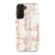 Galaxy S21 Plus Satin (Semi-Matte) Pale Pink Tie Dye Tough Phone Case - The Urban Flair