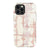 iPhone 12 Pro Satin (Semi-Matte) Pale Pink Tie Dye Tough Phone Case - The Urban Flair