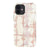 iPhone 12 Satin (Semi-Matte) Pale Pink Tie Dye Tough Phone Case - The Urban Flair