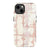 iPhone 13 Gloss (High Sheen) Pale Pink Tie Dye Tough Phone Case - The Urban Flair