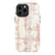 iPhone 13 Pro Max Satin (Semi-Matte) Pale Pink Tie Dye Tough Phone Case - The Urban Flair