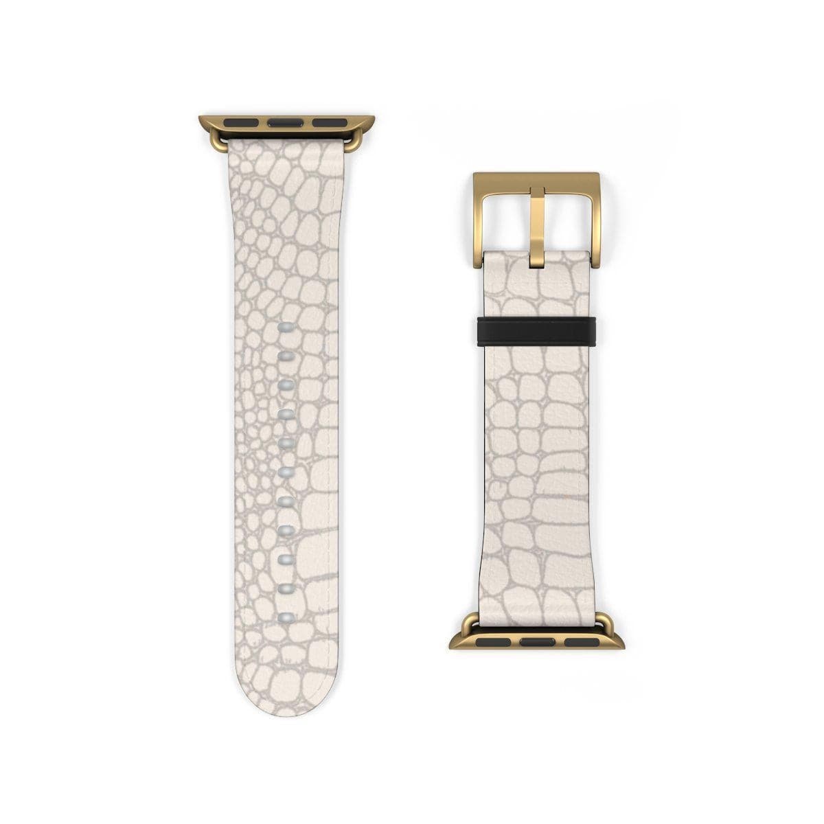 Pale Snakeskin Print Apple Watch Band by The Urban Flair