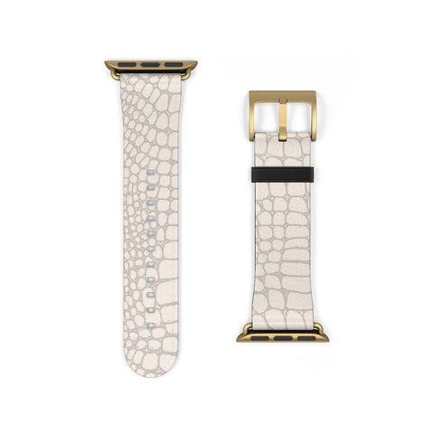 Shop The Pale Snakeskin Print Apple Watch Band Exclusively at The Urban Flair - Trendy Faux/Vegan Leather iWatch Straps - Affordable Replacements Bands For Women