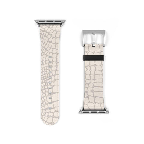 Shop The Pale Snakeskin Print Apple Watch Band Exclusively at The Urban Flair - Trendy Faux/Vegan Leather iWatch Straps - Affordable Replacements Bands For Women