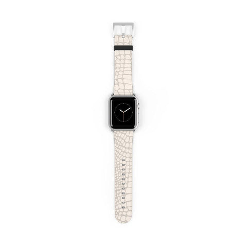 Shop The Pale Snakeskin Print Apple Watch Band Exclusively at The Urban Flair - Trendy Faux/Vegan Leather iWatch Straps - Affordable Replacements Bands For Women