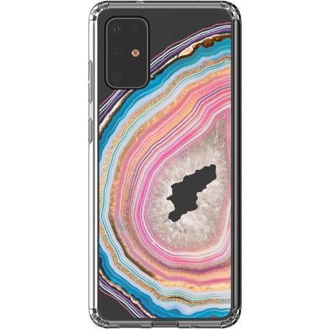 Pastel Geode Clear Phone Case for your Galaxy S20 Ultra exclusively at The Urban Flair