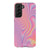 Galaxy S21 Satin (Semi-Matte) Pastel Glitch Print Tough Phone Case - The Urban Flair