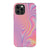 iPhone 12 Pro Satin (Semi-Matte) Pastel Glitch Print Tough Phone Case - The Urban Flair