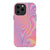 iPhone 13 Pro Max Satin (Semi-Matte) Pastel Glitch Print Tough Phone Case - The Urban Flair