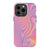 iPhone 13 Pro Satin (Semi-Matte) Pastel Glitch Print Tough Phone Case - The Urban Flair