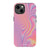 iPhone 13 Satin (Semi-Matte) Pastel Glitch Print Tough Phone Case - The Urban Flair