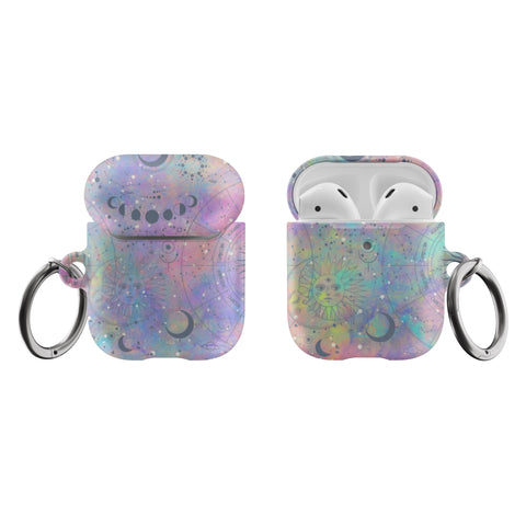 Pastel Mystic Zodiac Print AirPods Case