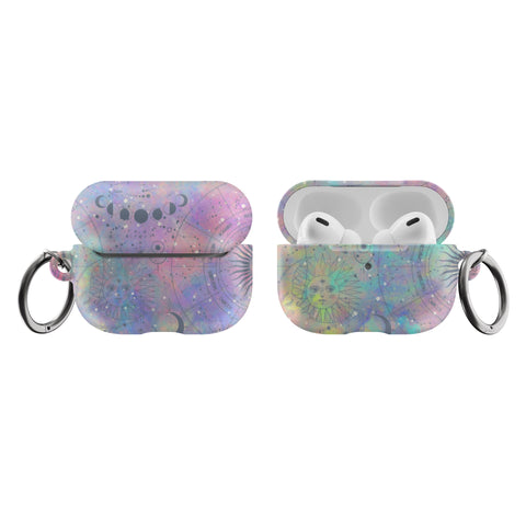 Pastel Mystic Zodiac Print AirPods Case