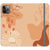 iPhone 11 Pro Max Peach Abstract Wallet Phone Case - The Urban Flair
