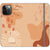 iPhone 12 Pro Max Peach Abstract Wallet Phone Case - The Urban Flair