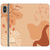 iPhone XS Max Peach Abstract Wallet Phone Case - The Urban Flair