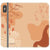 iPhone X/XS Peach Abstract Wallet Phone Case - The Urban Flair