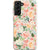 Galaxy S21 Plus Peach Watercolor Flowers Biodegradable Phone Case - The Urban Flair