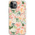 iPhone 11 Pro Peach Watercolor Flowers Biodegradable Phone Case - The Urban Flair