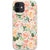iPhone 12 Peach Watercolor Flowers Biodegradable Phone Case - The Urban Flair
