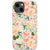 iPhone 13 Mini Peach Watercolor Flowers Biodegradable Phone Case - The Urban Flair