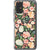 Galaxy S20 Plus Peach Watercolor Flowers Clear Phone Case - The Urban Flair