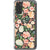 Galaxy S20 Peach Watercolor Flowers Clear Phone Case - The Urban Flair