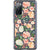 Galaxy S20 FE Peach Watercolor Flowers Clear Phone Case - The Urban Flair