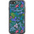 Periwinkle Flower Doodles Clear Phone Case