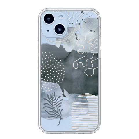 Phone Cases For Blue iPhone 14/14 Plus With Modern Abstract Designs