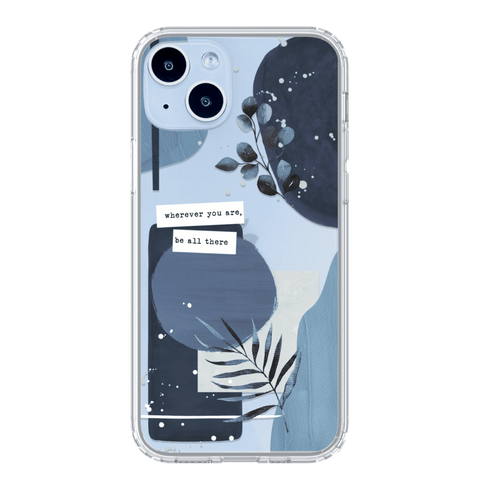 Phone Cases For Blue iPhone 14/14 Plus With Modern Abstract Designs