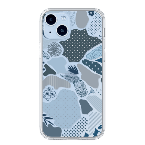 Phone Cases For Blue iPhone 14/14 Plus With Modern Abstract Designs