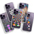 Space Alien Phone Cases For New Deep Purple iPhone 14 Pro and 14 Pro Max Clear Cases With Aesthetic Designs By The Urban Flair Feat