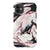 iPhone 11 Satin (Semi-Matte) Pink and Black Marble Print Tough Phone Case - The Urban Flair
