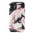 iPhone 12 Mini Gloss (High Sheen) Pink and Black Marble Print Tough Phone Case - The Urban Flair
