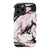 iPhone 13 Pro Max Gloss (High Sheen) Pink and Black Marble Print Tough Phone Case - The Urban Flair