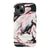 iPhone 13 Satin (Semi-Matte) Pink and Black Marble Print Tough Phone Case - The Urban Flair