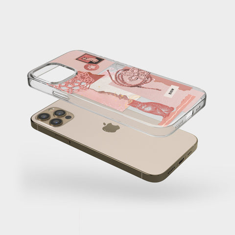 Pink Cat Collage Phone Case For iPhone 13 Pro Max 12 Mini 11 XR XS 7 8 Plus SE 2020 Cat Lovers Gift Idea Feat