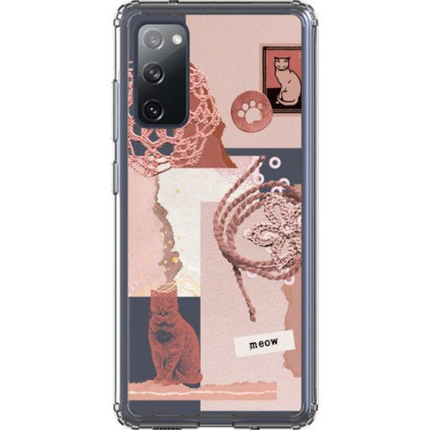 Pink Cat Collage Clear Phone Case iPhone 13 Pro Max exclusively offered by The Urban Flair