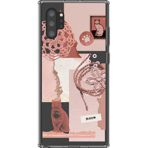 Pink Cat Collage Clear Phone Case iPhone 13 Pro Max exclusively offered by The Urban Flair