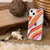 Pink Orange Abstract Lines Clear Case For iPhone 13 Pro Max 12 Mini 11 Pro XR 7 8 Plus SE 2022 Phone Case With Aesthetic Retro Design Feat