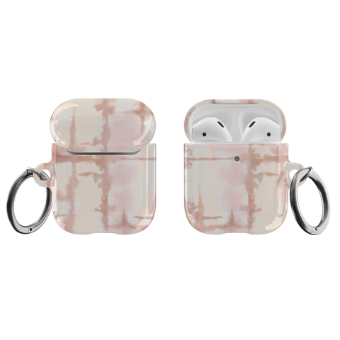 Shop The Pink Tie Dye Airpods Case Exclusively at The Urban Flair - Trendy Aesthetic Covers Available For Your Original Apple AirPods and AirPods Pro Feat