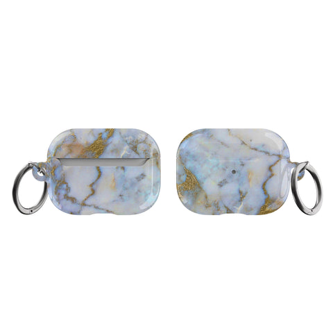 Shop The Pretty Opal Marble Print Airpods Case Exclusively at The Urban Flair - Trendy Aesthetic Covers Available For Your Original Apple AirPods and AirPods Pro