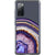 Galaxy S20 FE Purple Agate Slice Clear Phone Case - The Urban Flair