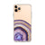 Purple Agate Slice Clear Phone Case iPhone 12 Pro Max by The Urban Flair (Purple Agate Slice Clear Phone Case iPhone 11 Pro Max Exclusively at The Urban Flair Feat)