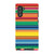 Galaxy Note 10 Satin (Semi-Matte) Rainbow Serape Tough Phone Case - The Urban Flair