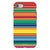 Rainbow Serape Tough Phone Case iPhone 7/8 Satin [Semi-Matte] exclusively offered by The Urban Flair