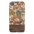 Retro Flowers Split Wood Print Tough Phone Case iPhone 7 Plus/8 Plus Gloss [High Sheen] exclusively offered by The Urban Flair