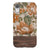 Retro Flowers Split Wood Print Tough Phone Case iPhone XR Satin [Semi-Matte] exclusively offered by The Urban Flair